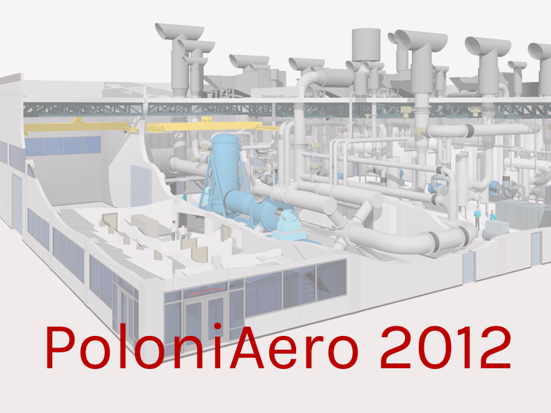 Avio Polonia Aero Cold Flow Test Facility is an interactive virtual reality application presented during the Farnborough International Air Show in 2012.